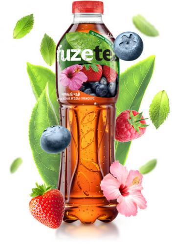 FUZE Tea Лесные ягоды-Гибискус 1 л. (12 бут.) - основное фото